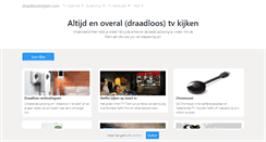 Desktop Screenshot of draadloostvkijken.com